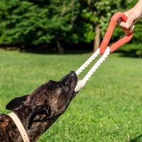 pet dog chew pull toys triangle cotton rope puppy tug of war molar clean toy dog toys for large dogs pet supplies