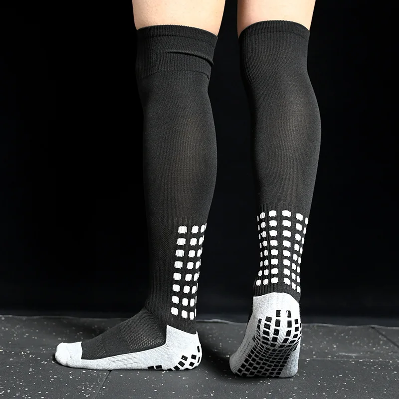 New Men and Women Non-Slip Soccer Socks Breathable Knee High Towel Bottom Cycling Hiking Sports Training Long Football Socks