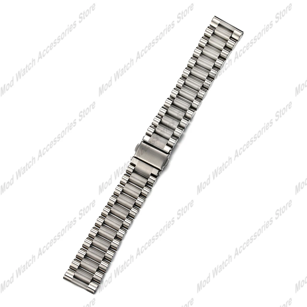 316L Stainless Steel Strap 22MM Metal Three Beads Fit For Apple iwatch 7SE Samsung Huawei GT
