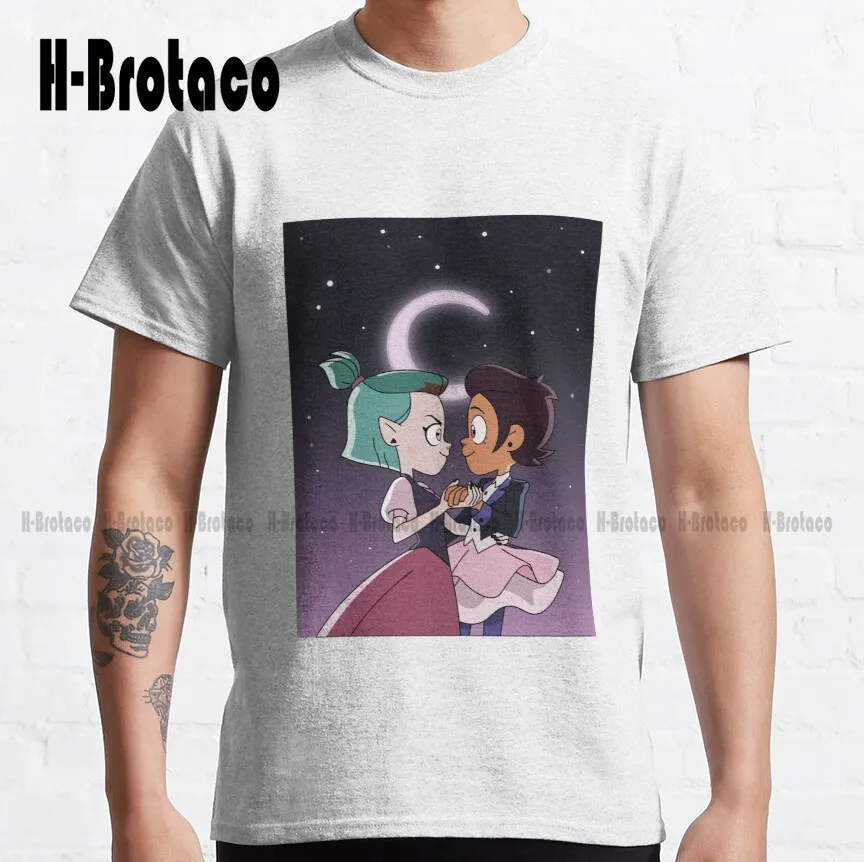 

Футболка Lumity Dance | Классическая Бейсбольная Футболка с рисунком домика совы, уличная одежда в стиле Харадзюку, футболки большого размера с графическим рисунком, 100% хлопок