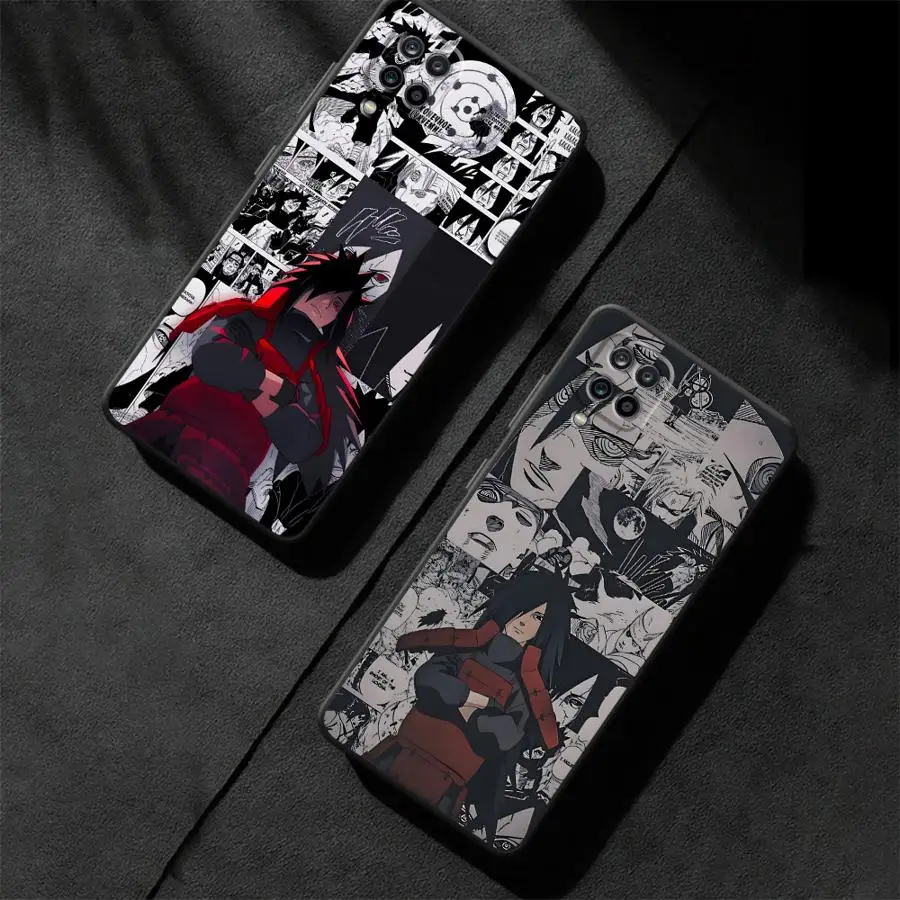 Чехол Uchiha Madara Cool для Samsung Galaxy A10 A12 A05 A30 A15 A40 A16 A70 A04 A06 A20 A13 A50 A03 Черный мягкий чехол для телефона (art.: 3920d2d712da5) - 3920d2d712da5