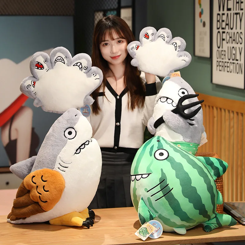 

Trickery Mischief Shark Kawaii Plush Toys Cartoon Anime Model Doll Stuffed Toy Christmas Gift For Children