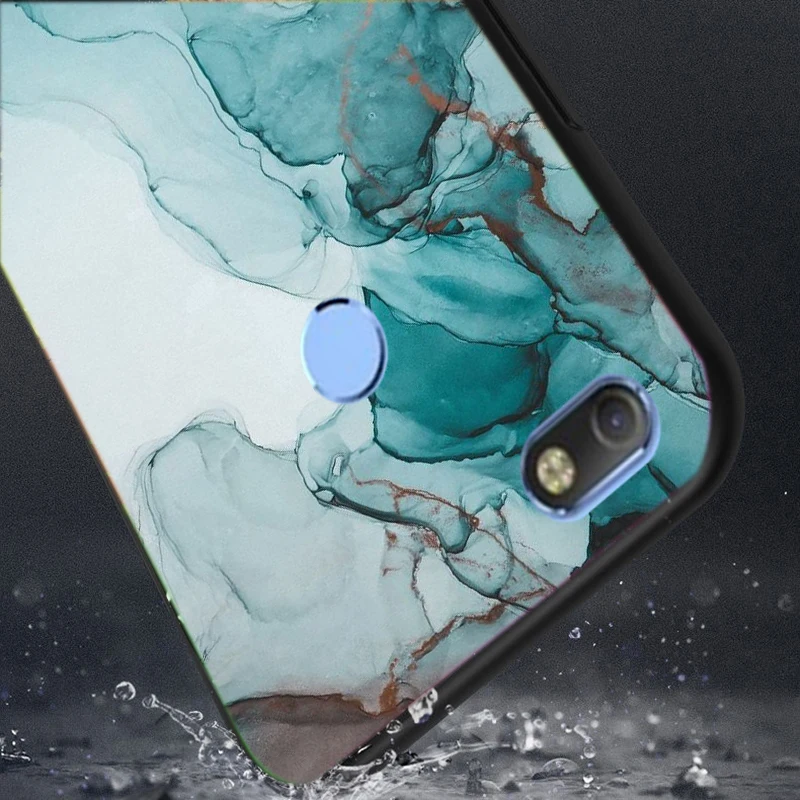 Винтажный мраморный чехол для Tecno Camon X мягкий силиконовый из ТПУ телефона Pro/CA8
