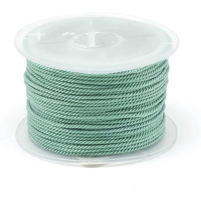 

54 Yards 1.5mm Twisted Craft Nylon Rope Decor Trim Cord Multipurpose Utility Nylon Thread Cord for Jewelry Making Knot