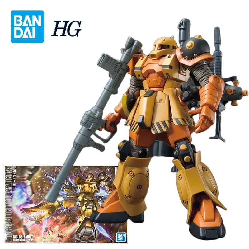 Набор моделей Bandai Gundam модель HGGT 1/144 MS-05 Zaku 1 экшн-фигурка костюм для мобильного