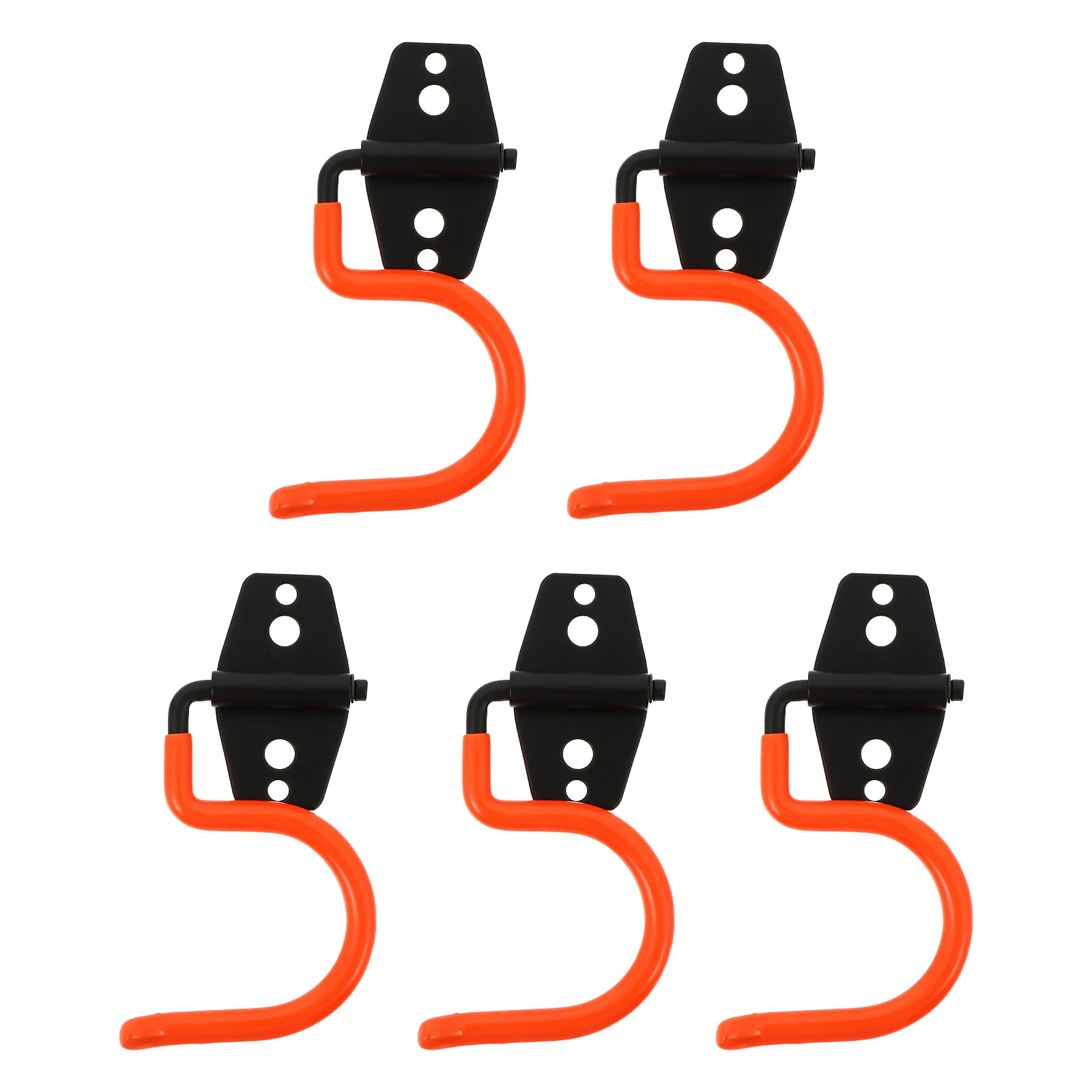 

5 Pcs Broom Holder Mop Hook Wall Hanging Bike Heavy Duty Hanger Garden Tool Organizer