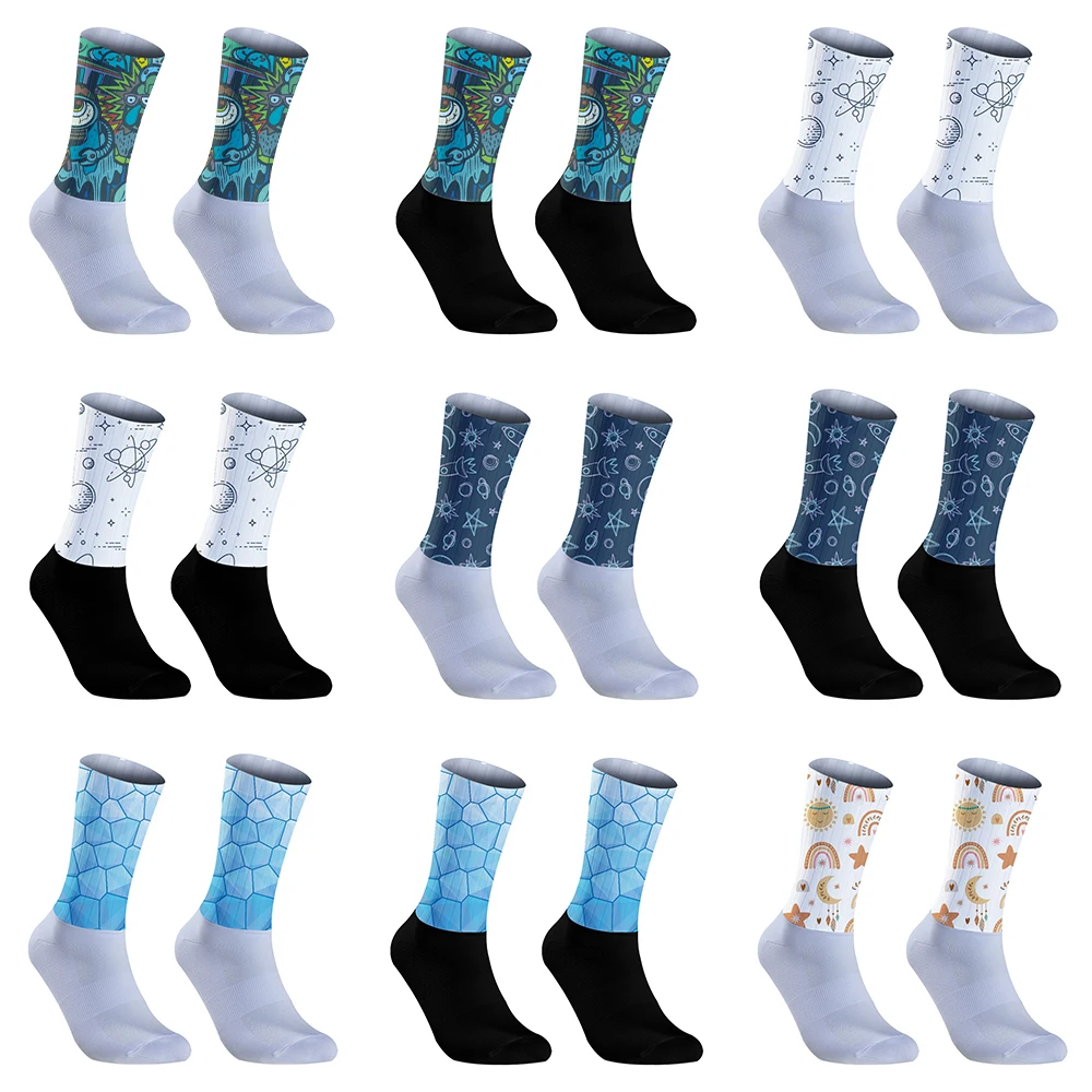 Новинка 2024 летние велосипедные носки гелевые нескользящие дышащие