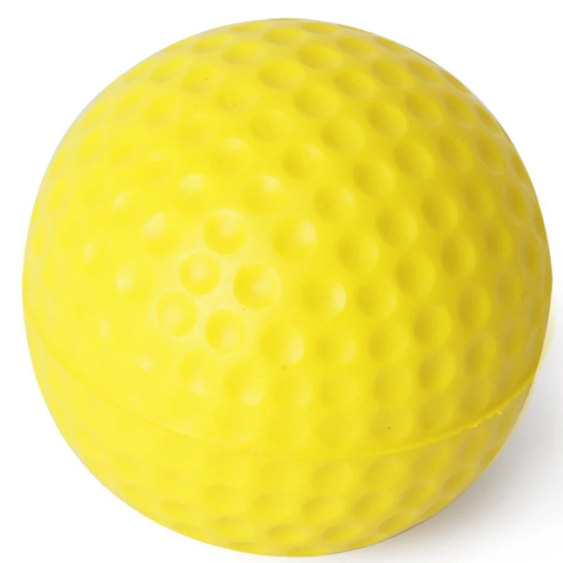 

30Pcs Yellow Soft Elastic Indoor Practice PU Golf Ball