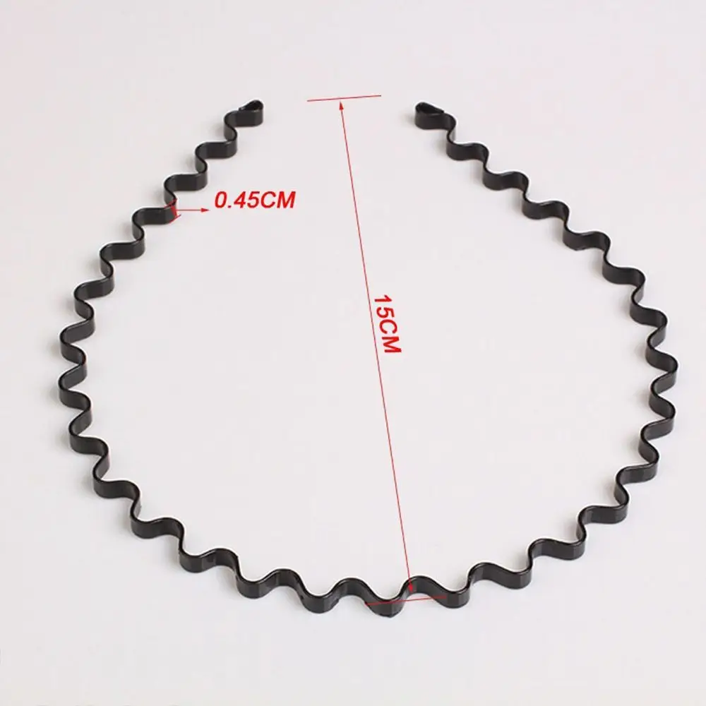 Мужские унисекс спортивные волнистые металлические зигзаги черные кольца