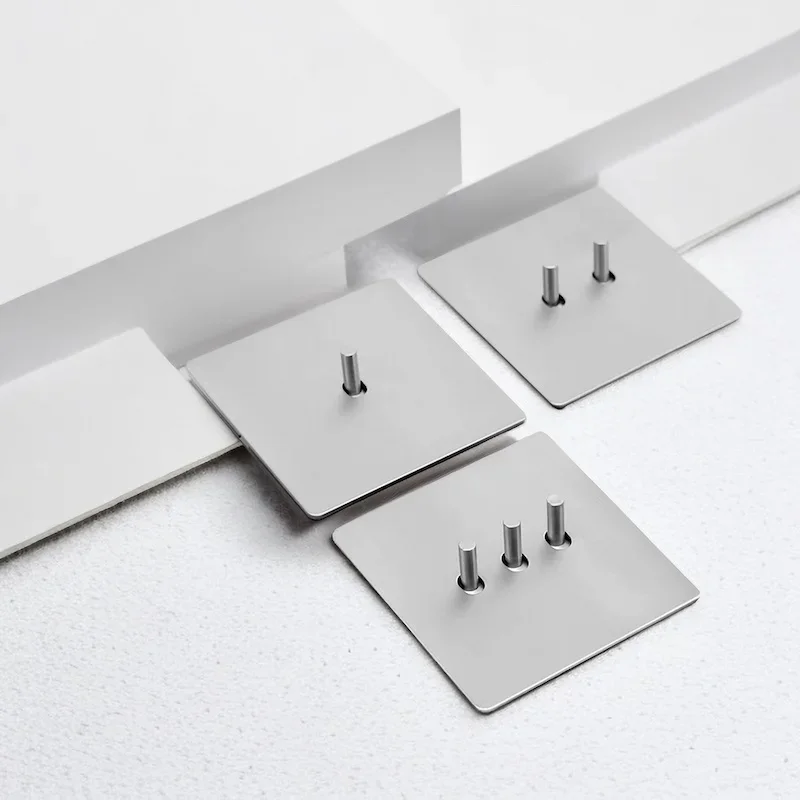 1-4 группа 2-позиционный металлический тумблер панель из нержавеющей стали