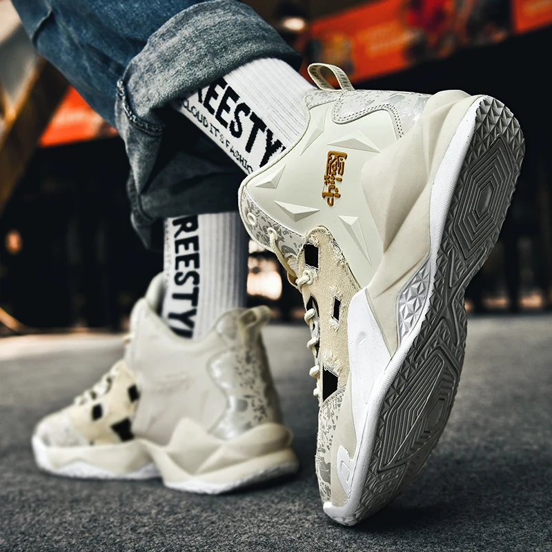 Men Women Basketball Shoes Comfortable Air Cushion Sneakers Breathable Casual Sports Trainers Chaussure Homme Zapatillas Hombre