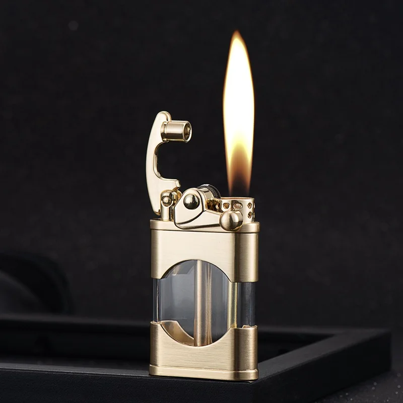 ZORRO новая ветрозащитная металлическая керосиновая Зажигалка прозрачный