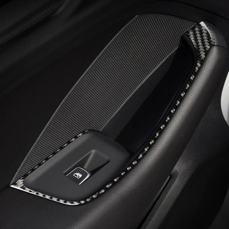 Углеродное волокно для Audi A3 8V S3 интерьер переключения передач кондиционер AC CD