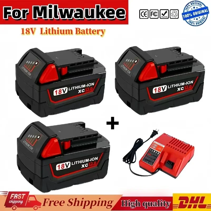 Зарядное устройство для электроинструмента Milwaukee M18 18 В 6000 мАч