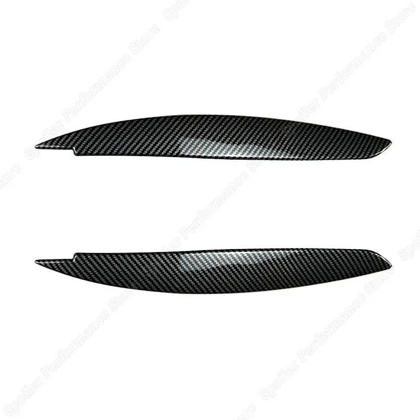 

Глянцевая черная автомобильная передняя фара, брови, крышки для век, комплекты кузова, наклейка, отделка для BMW 1 серии E81 E82 E87 E88 2004-2014, тюнинг