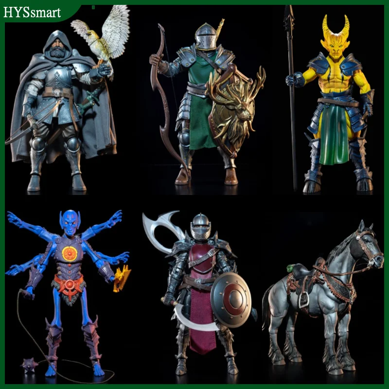 

The Four Horsemen Mythic Legion Wizard Goblin Rahmulus Duban Okeaetos Avarona Azhar 5.0 Action Figure Toy Kids Birthday Gift