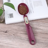 portable 500g0 1g precise digital kitchen measuring spoons electronic spoon weight volumn food lcd display food scale