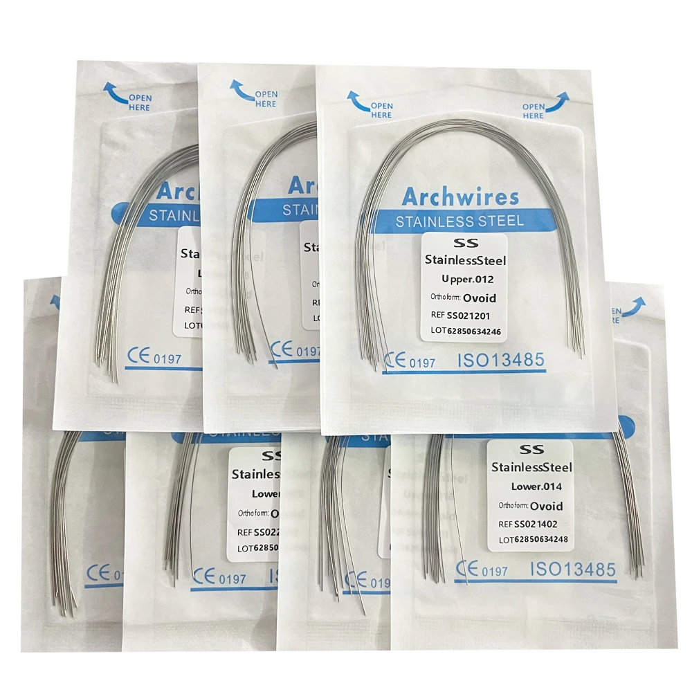 Стоматологическая проволочная проволока из нержавеющей стали, 10 шт ...