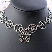 1 supernatura pentagram pendant religious witchcraft necklace witch pagan hanging l necklace jewelry creative gift