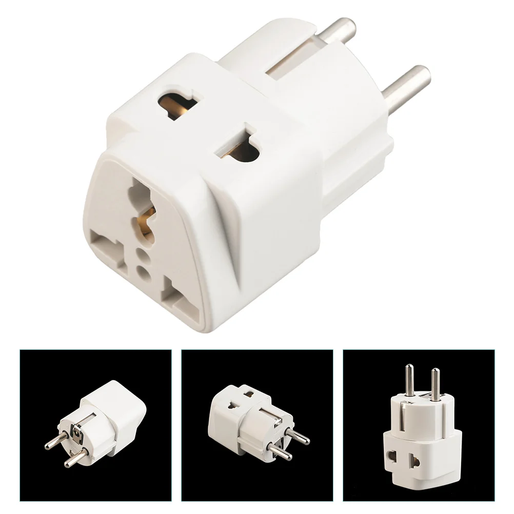 

European Plug Adapter 10-16a Travel Plug Adapter 250v Wall Plug Extender Eu Plug