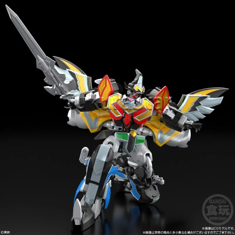 Фото В наличии: Коллекционная сборная фигурка Bandai SMP Mahou Sentai Magiranger MagicKing, 17,5 см, аниме-модель, игрушка №2