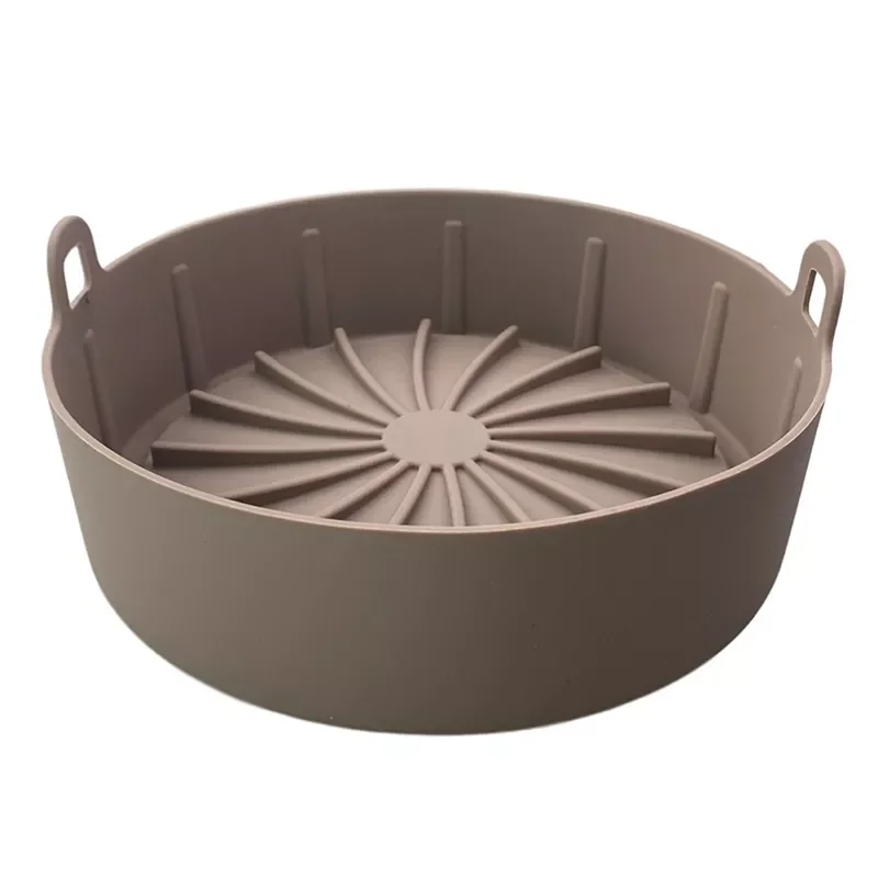 Air Fryer Silicone Pot,Replacement for Air Fryer Liners,Round Food Silicone Basket