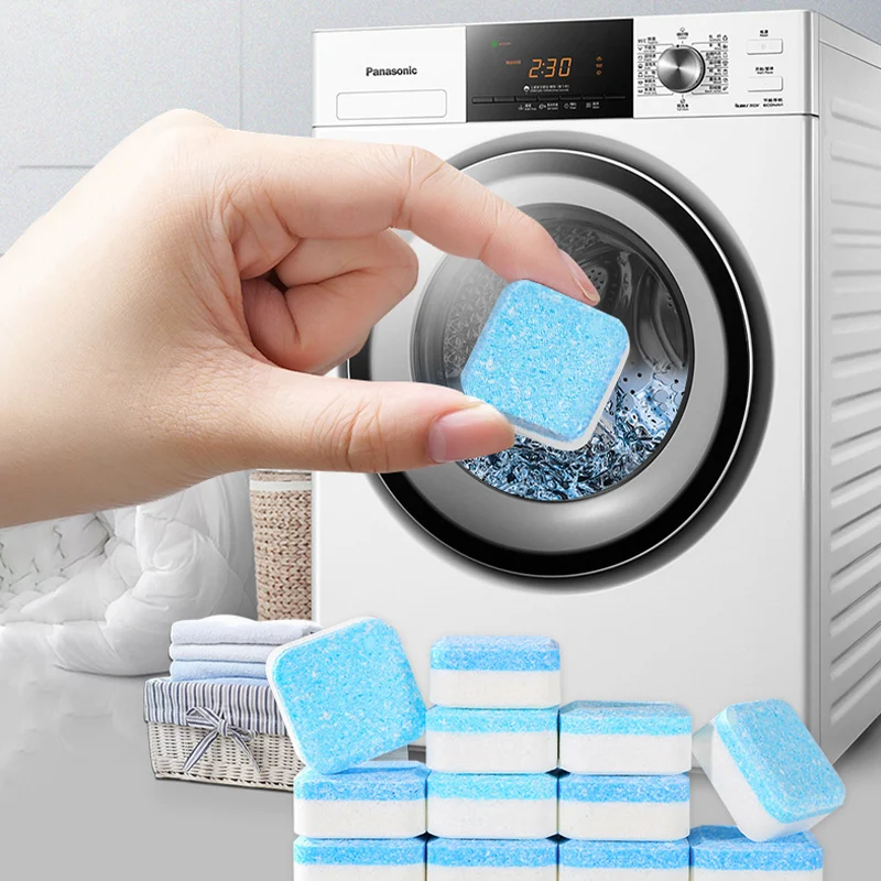 

Effervescent Tablet Cleaner Washing Machine Deep Sink Cleaner Set Cleaning Tablet Household Cleaning Supplies 12pcs
