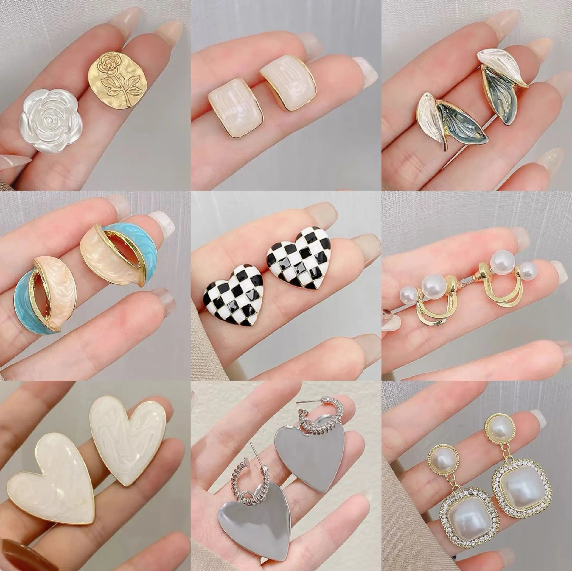 

Fashion Simple Zircon Stud Earrings for Women Korea Classic Trend Simulated Pearls Earrings Girls Party Jewelry Gift