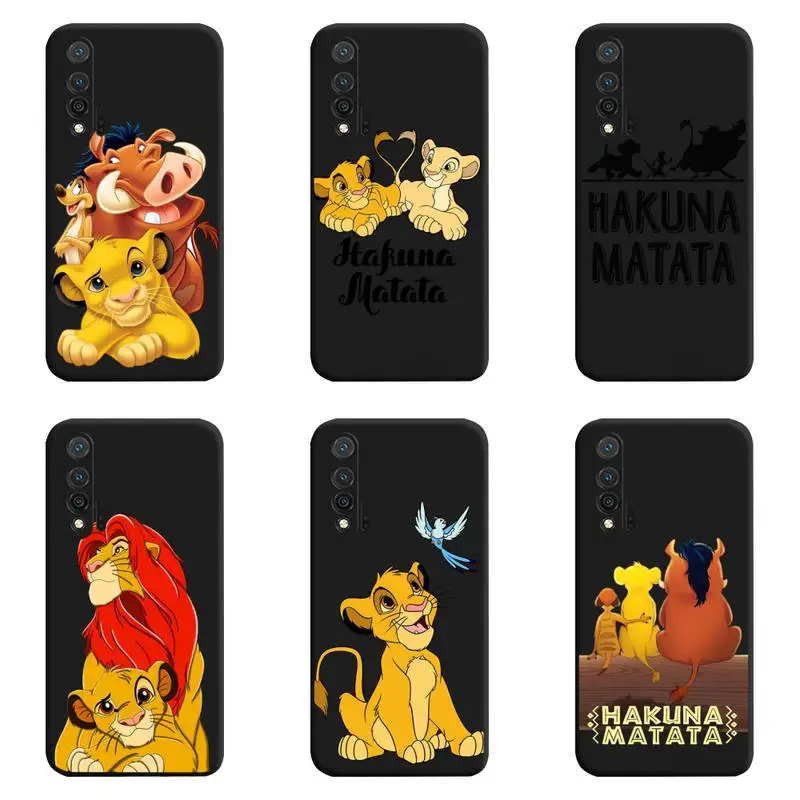 

Lion King simba Phone Case For Huawei Nova 6se 7 7pro 7se honor 7A 8A 7C 9C Play