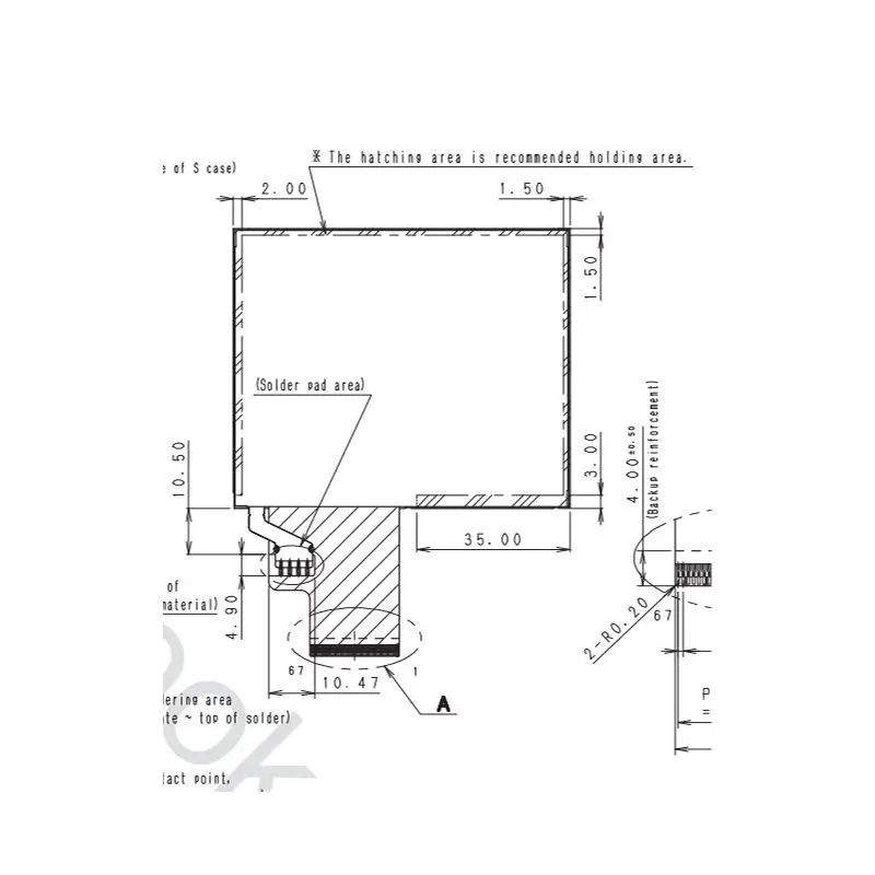 ЖК-дисплей 3,5 дюйма COM35H3P04XLC TFT