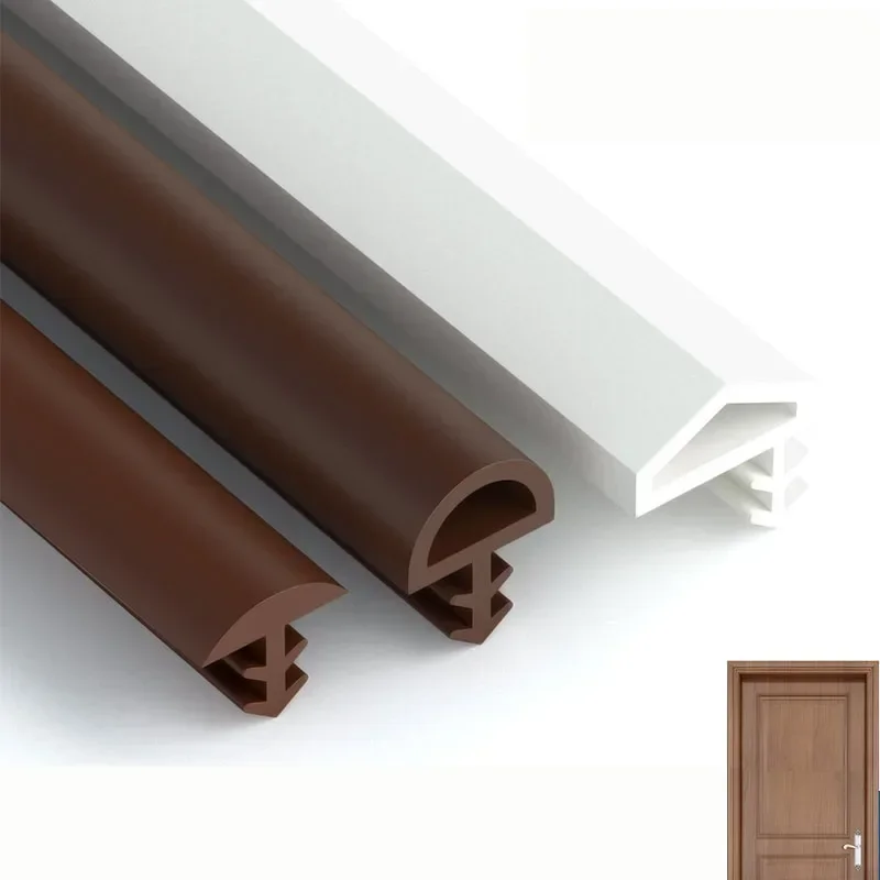 5 м уплотнительная лента для дверного зазора из цельного дерева внутренняя