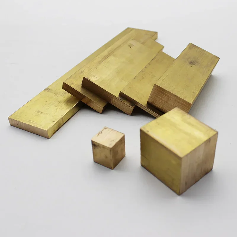 Плоский стержень из твердой латуни различных размеров