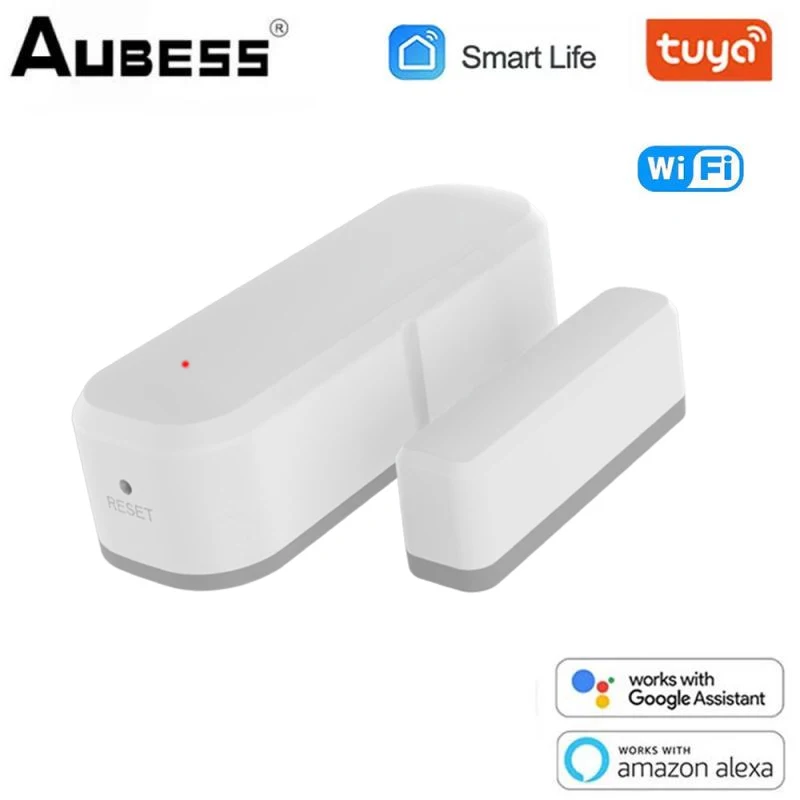 

Умные детекторы открытия/закрытия дверей, приложение Smart Life, Wi-Fi датчик окон, работает с Alexa,Google Home