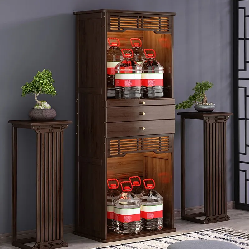 Буддийский нишевый новый вертикальный шкаф в китайском стиле двухслойный стол