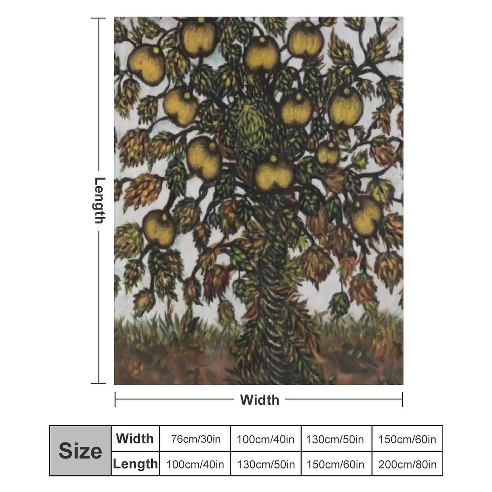 Pommier by Seraphine Louis - коллекция любимых художников пледы одеяла для кровати