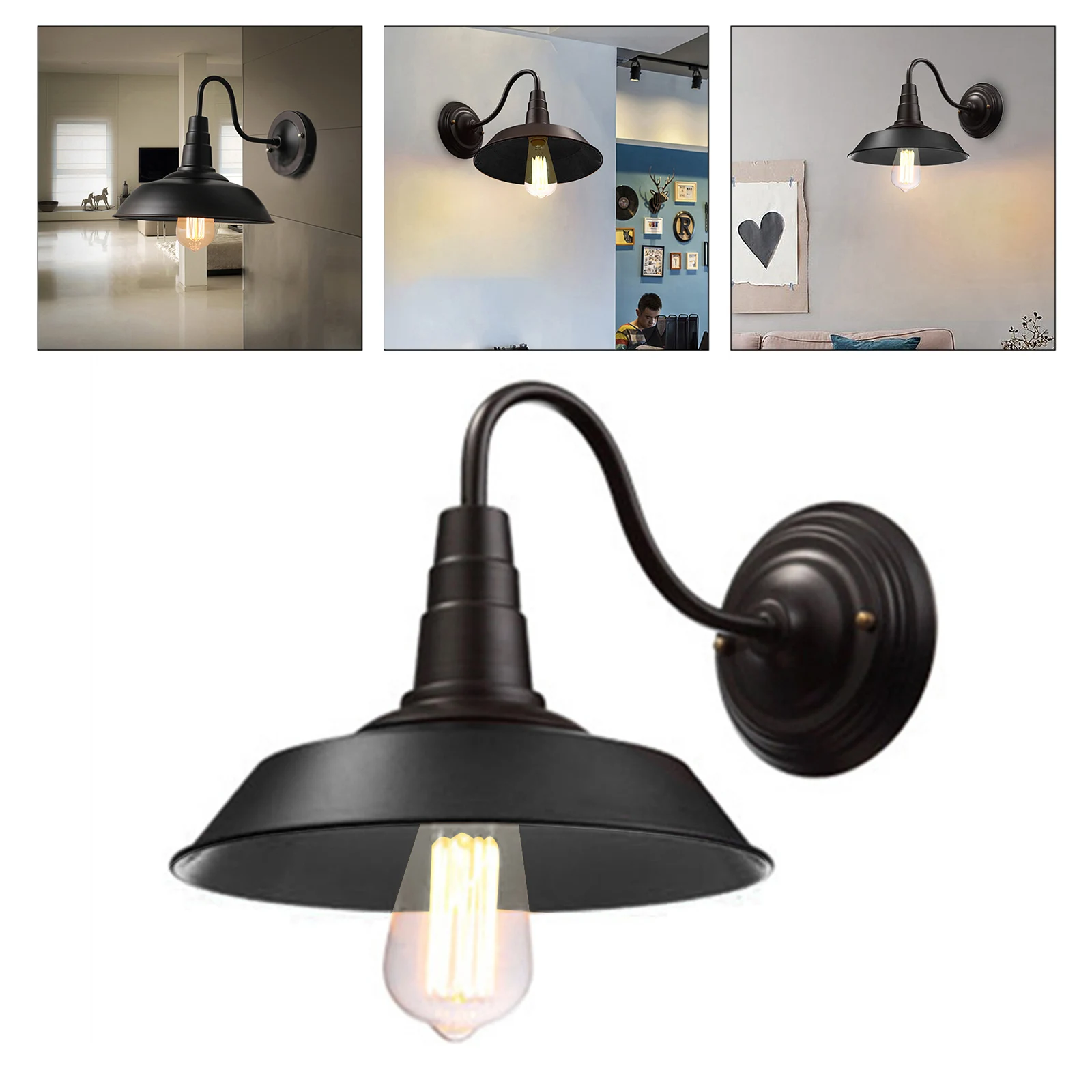 

Светильник Настенный промышленный в стиле ретро, винтажное бра для наружного освещения, гаража, настенное крепление для ночника, оригинальное украшение J9K