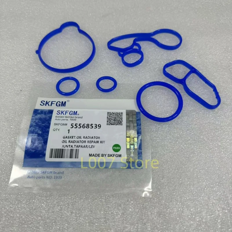 

1 комплект прокладок масляного радиатора NO: 55566784 55565385 55568536 55568539 Подходит для Chevrolet- Cruze Sonic Trax Encore 1.4T Astra