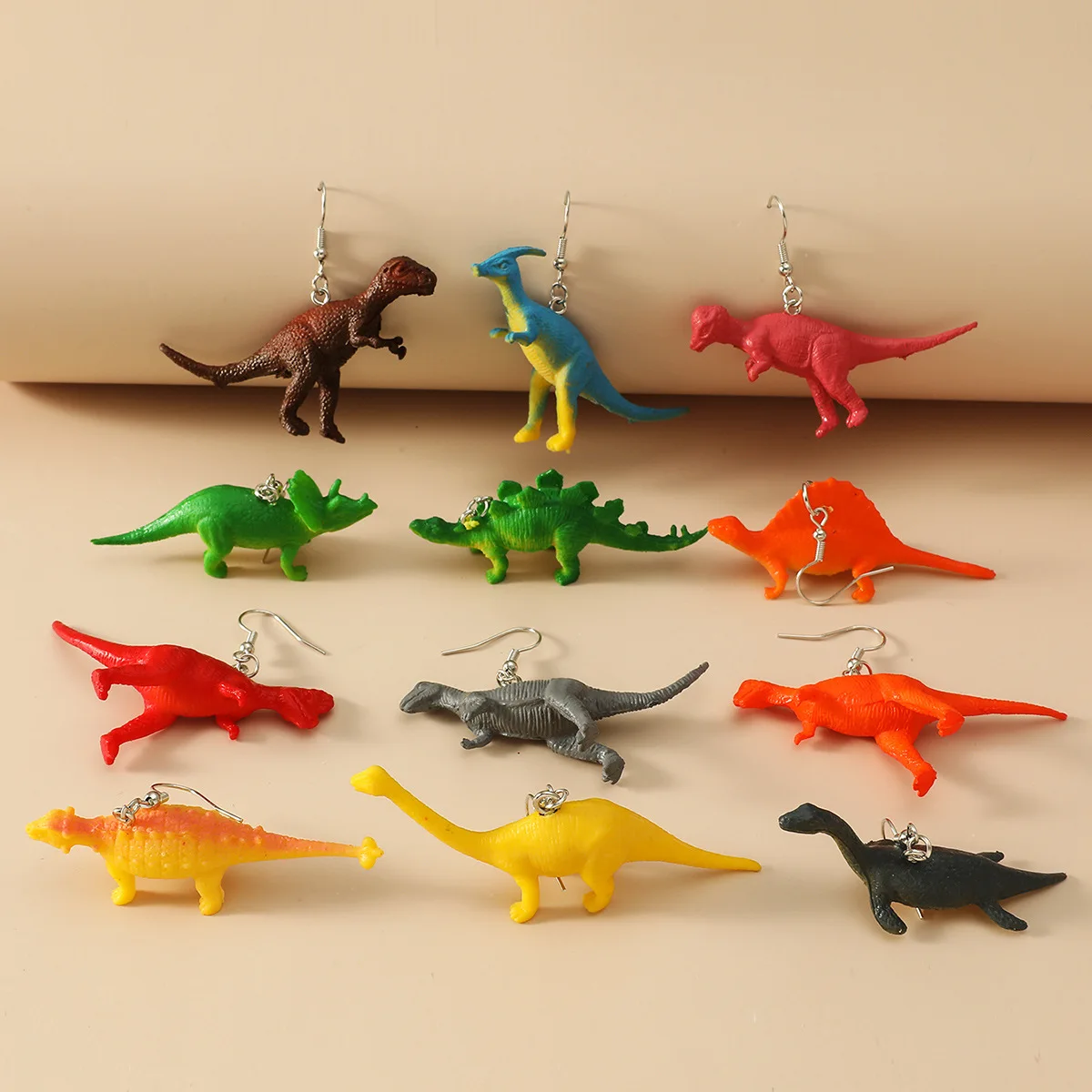 

Dinosaur Earrings Pendant Interest Colorful Charms Women Jewelry Accessories Pendant Gifts Fashion Forever