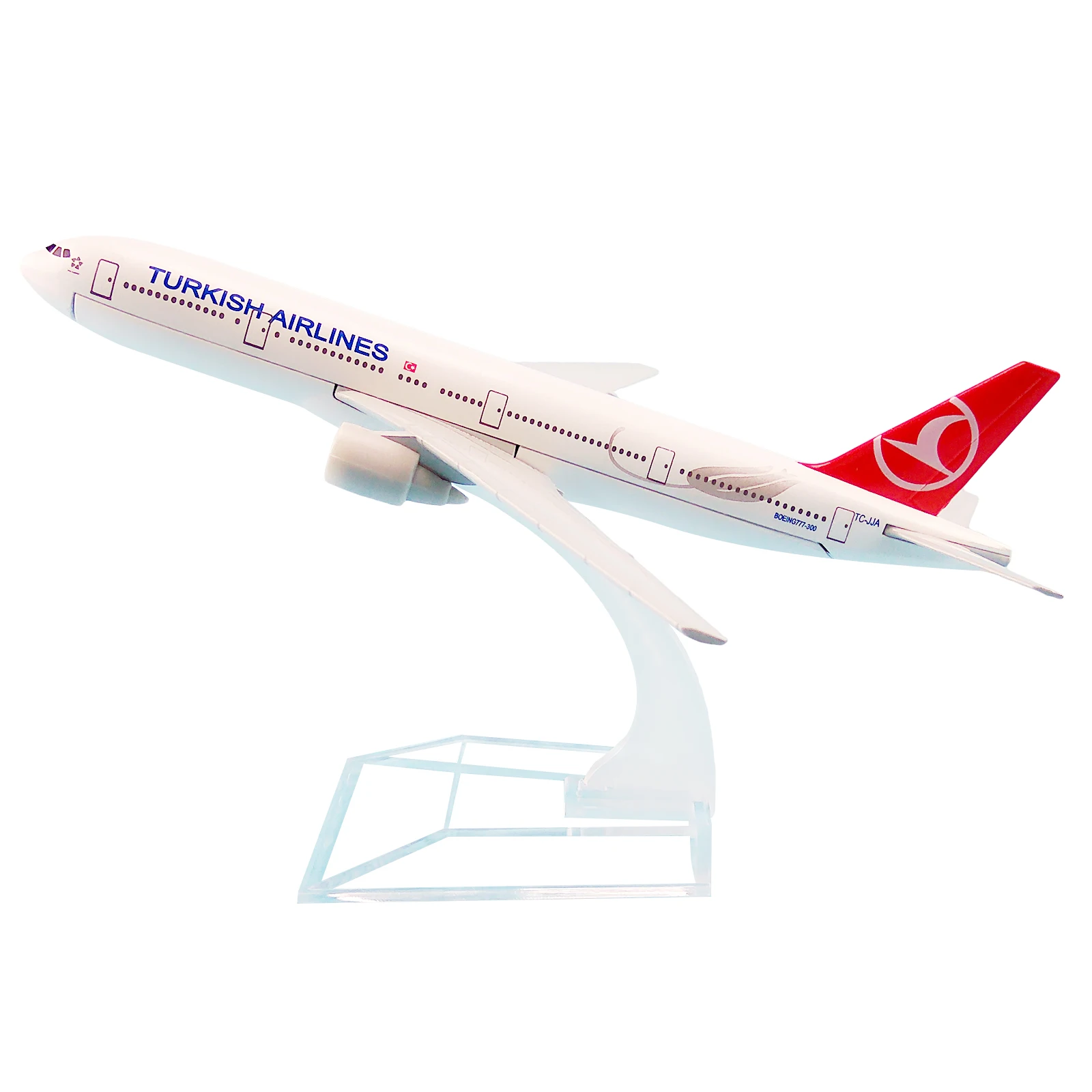 Alloy Metal Air Turkish Airlines B777 Airplane Model Turkish Boeing 777 Airways Diecast Air Plane Model Aircraft Kids Gifts 16cm