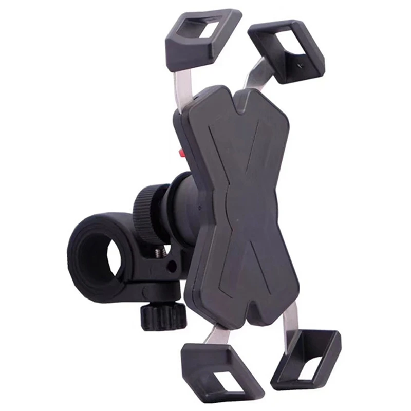 

Arms Anti Shake Phone Mount Bike Accessories Bike Phone Holder For Any Smartphones GPS Other Devices Between 4 And 7 Inches