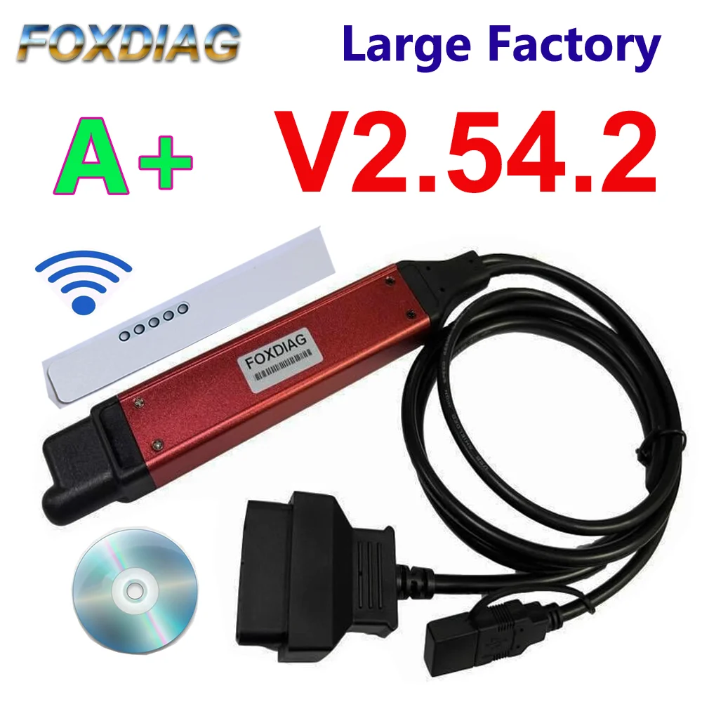 2023 V2.54.2 Foxdiag OBDII сканер Диагностический оригинальный чип обновления для VCI3 сканирующих грузовиков стандартные сверхмощные диагностические инструменты