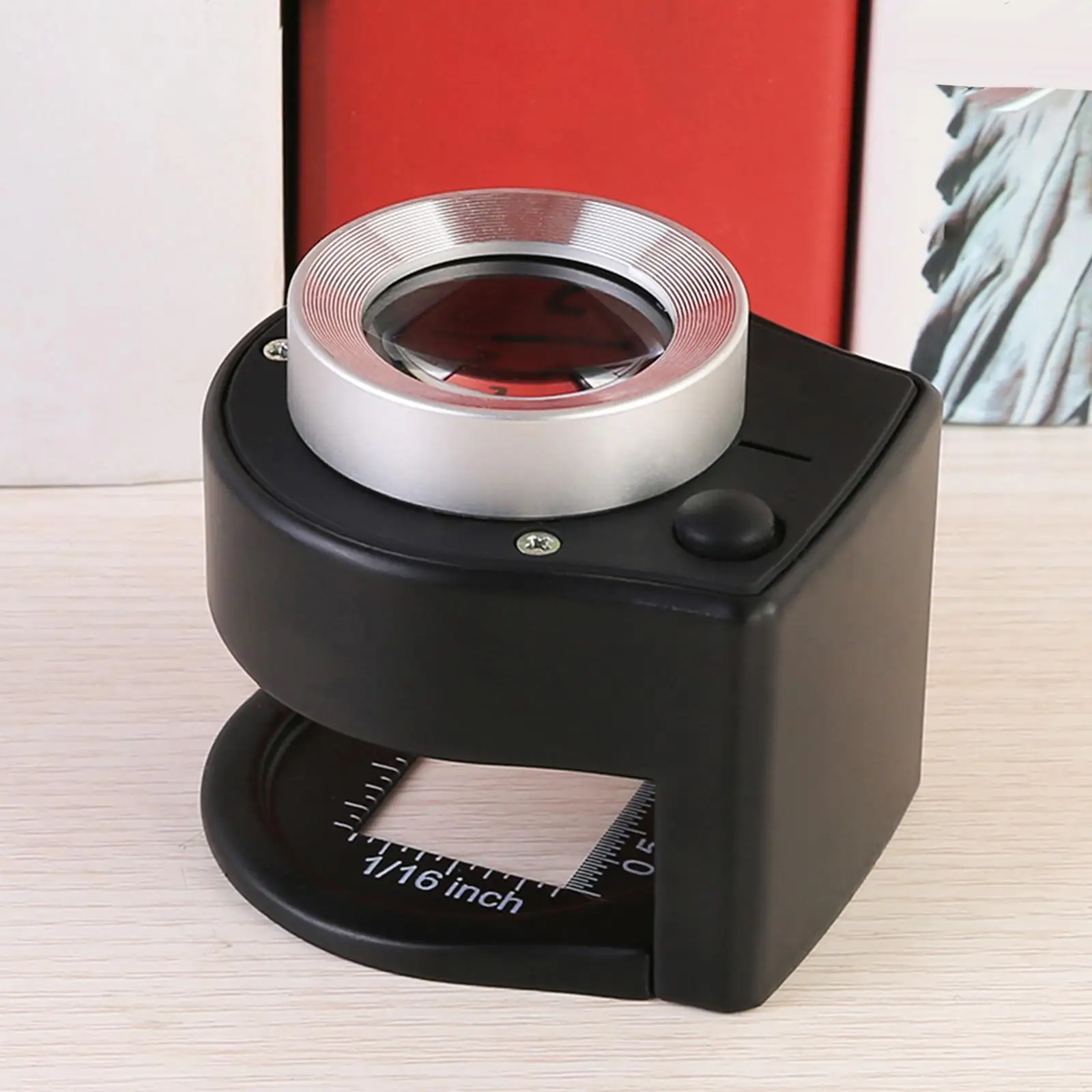 

30x Лупа увеличительное стекло с 6 светильник ными лампами для фотооборудования