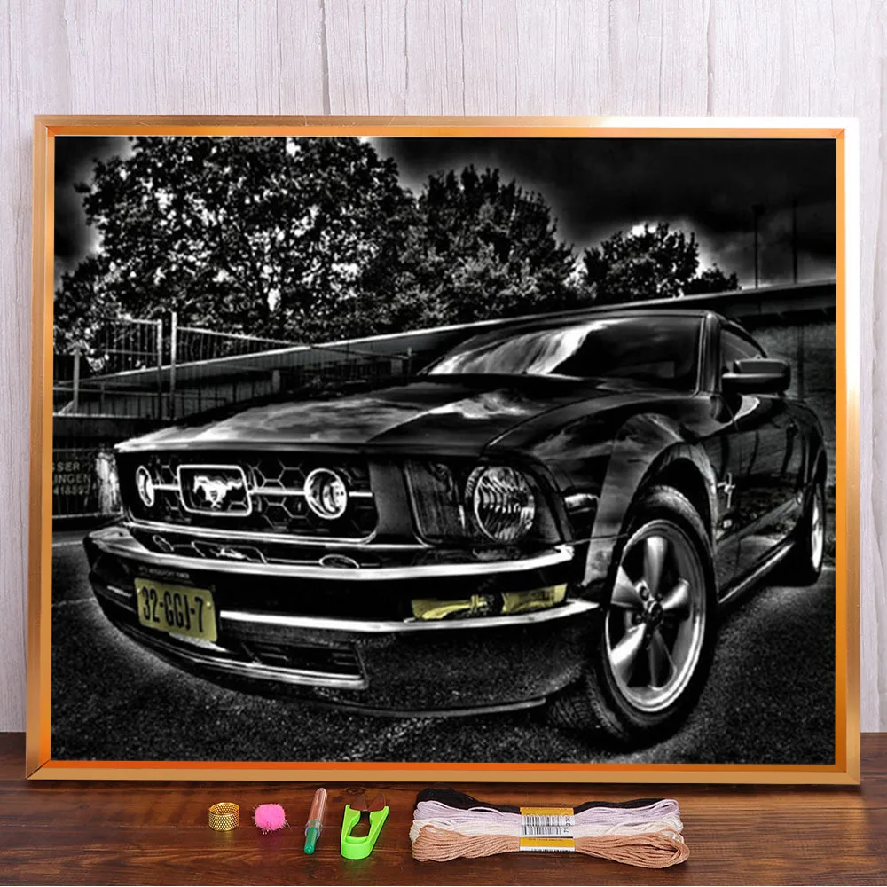 

Car Printed Fabric 11CT Cross-Stitch Embroidery Complete Kit DMC Threads Craft Hobby Handmade Knitting Magic Room Jewelry