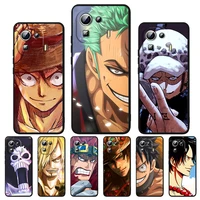 anime one piece character cover silicone soft cover for xiaomi mi 12 11i 11 10t 9t 9 note 10 ultra lite pro 5g phone case