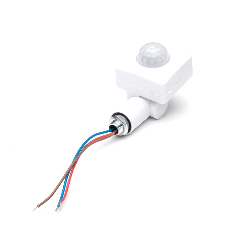 AC85-265V IP65 датчик движения, регулируемый PIR-переключатель, ультратонкий телефон, PIR наружный датчик движения