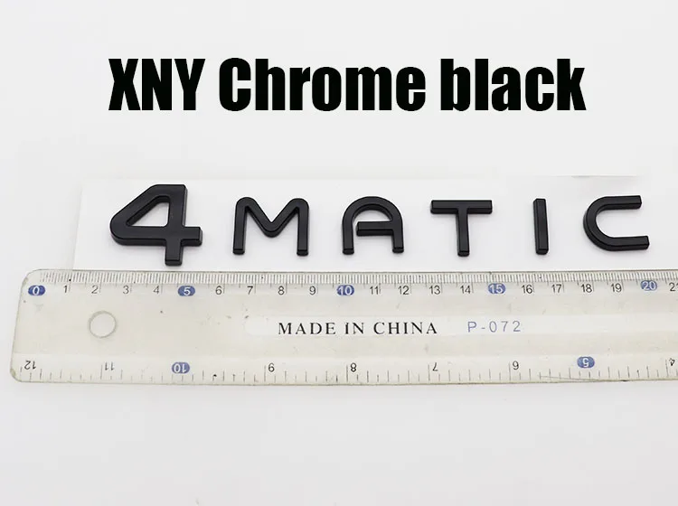 1 шт. 3D ABS 4matic Автомобильный логотип буквенная наклейка на задний бампер заднюю