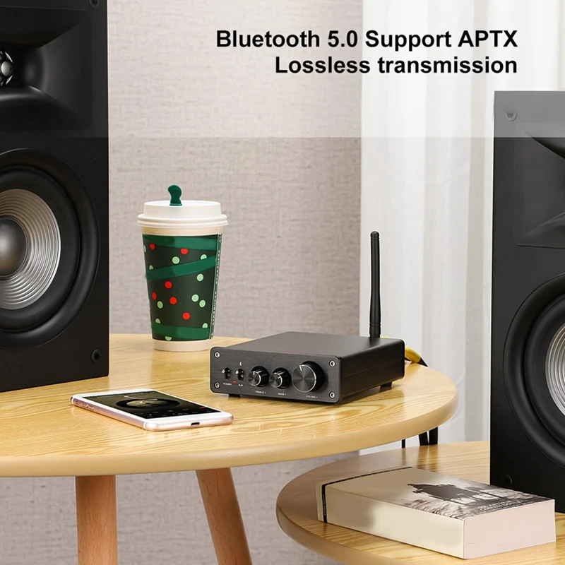 

TPA3255 Bluetooth 5.0 усилитель мощности 325Wx2 Bluetooth QCC3034 APTX стерео аудио усилитель звуковой усилитель динамик