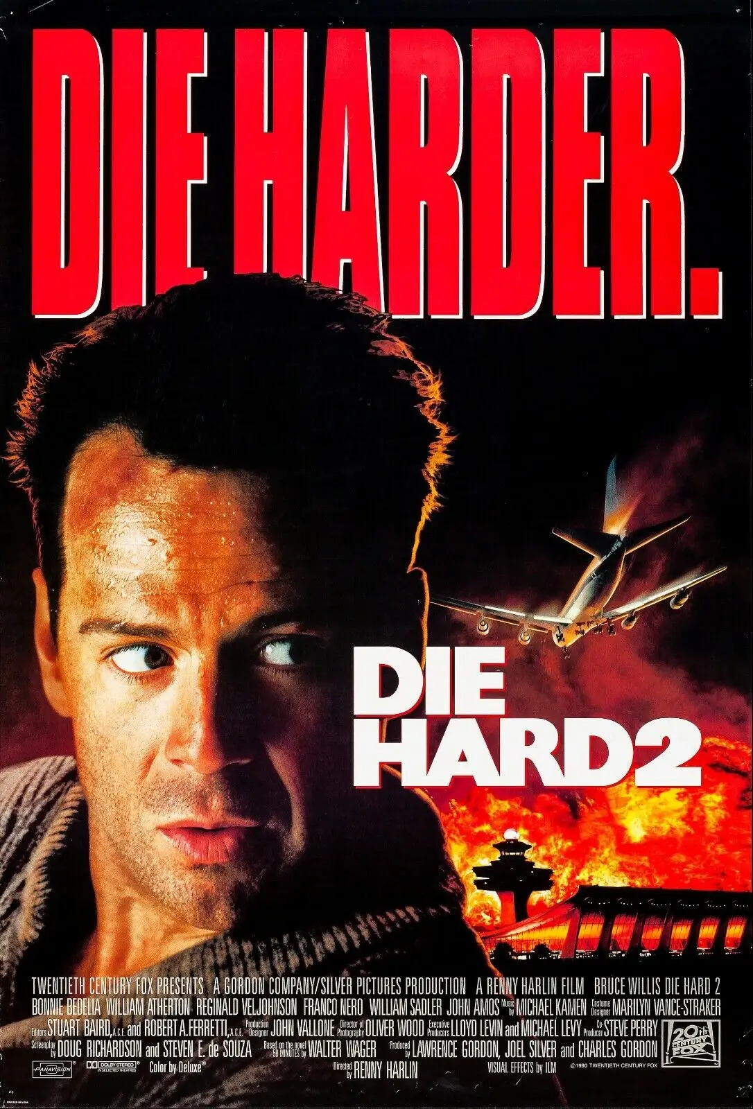 

DIE HARD 2 Ретро 90-х годов, классический фильм, настенный художественный принт, ПВХ плакат, полипропиленовый клей, прозрачный, водонепроницаемый, отрывающийся, готовый к наклеиванию