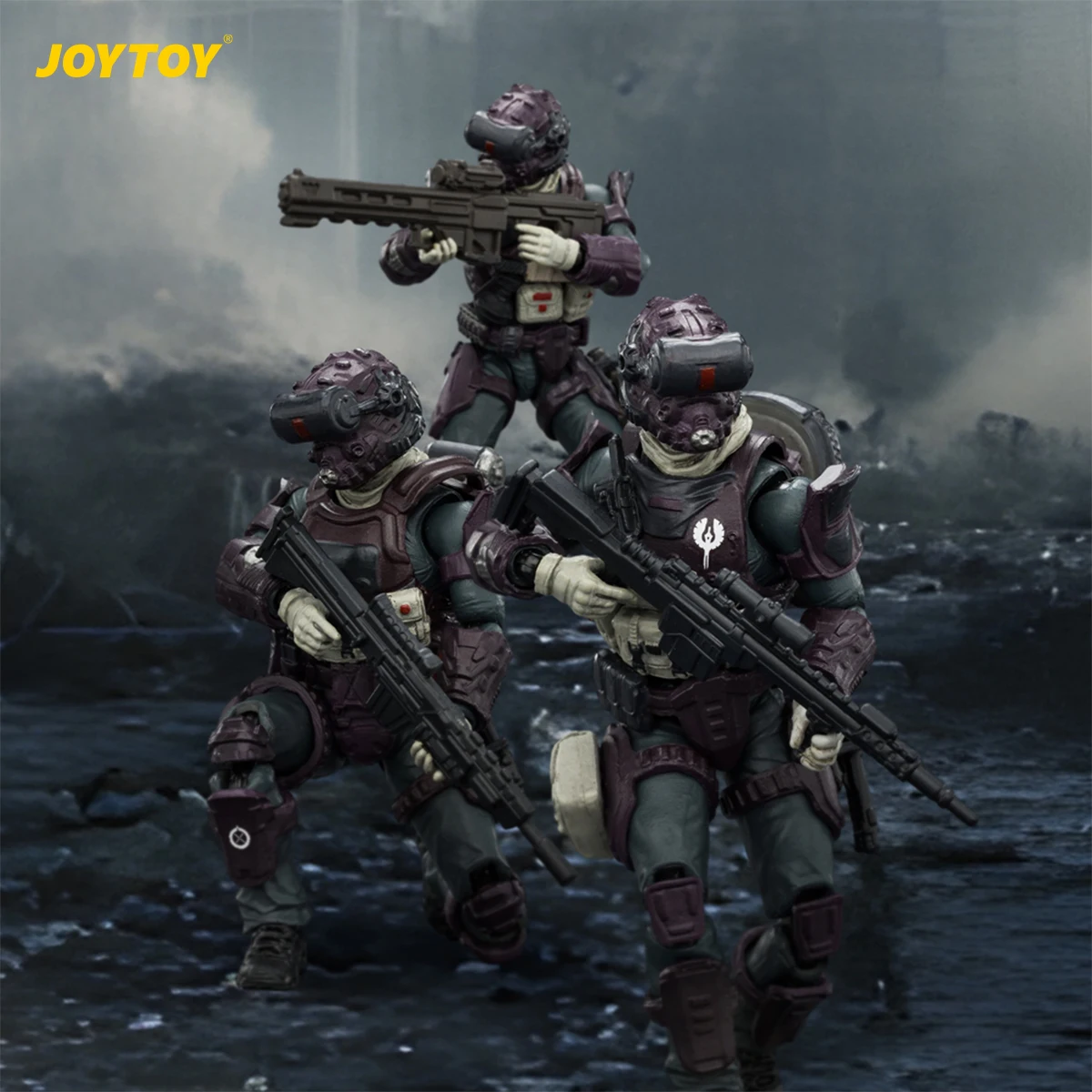 Фото [В НАЛИЧИИ] Фигурка JOYTOY 1/25 Dark Source Steel Ride Prism Squad, модель игрушки №3