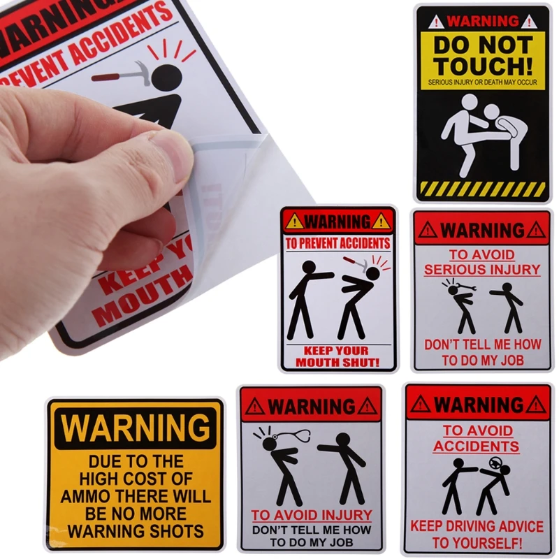 Наклейки для автомобильного стайлинга 13x9 см наклейки декора на стены гаража